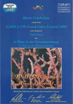 Urkunde Xarifa 2006